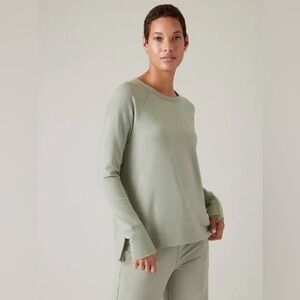 Athleta Coaster Lux Sweatshirt - Sage